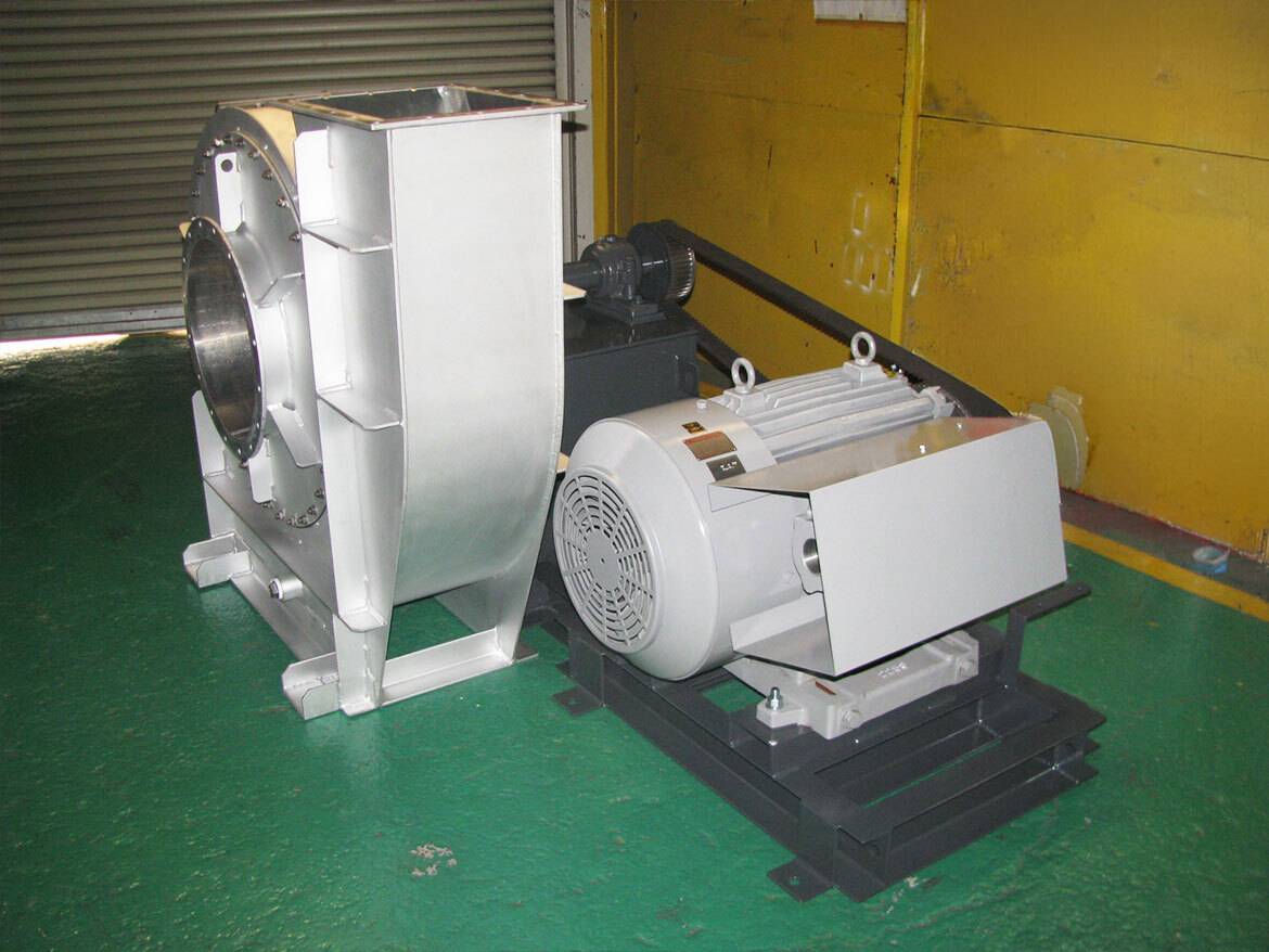 接ガス部ALLアルミニウム製ブロワ